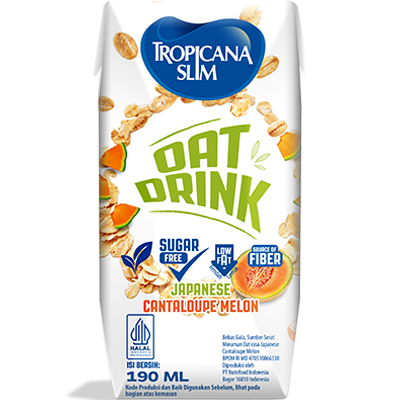 

tropicana slim oat drink cantaloupe melon 190ml