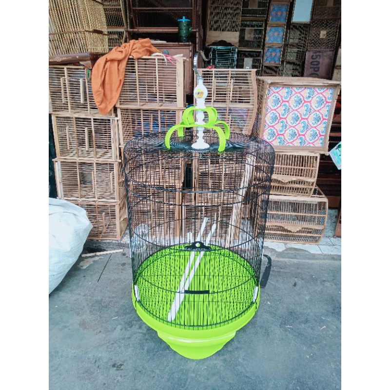sangkar murai jeruji besi tembok PVC no 2
