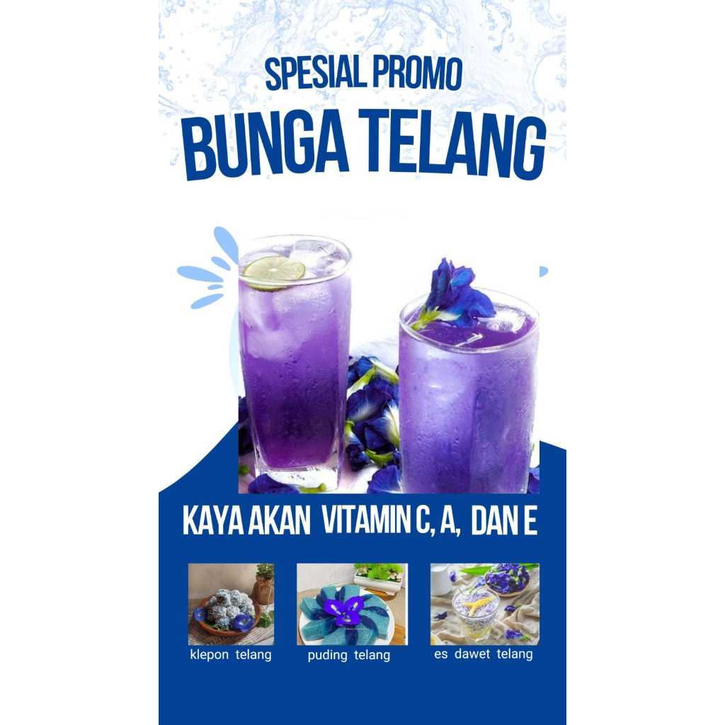 

teh bunga telang kering 100gram