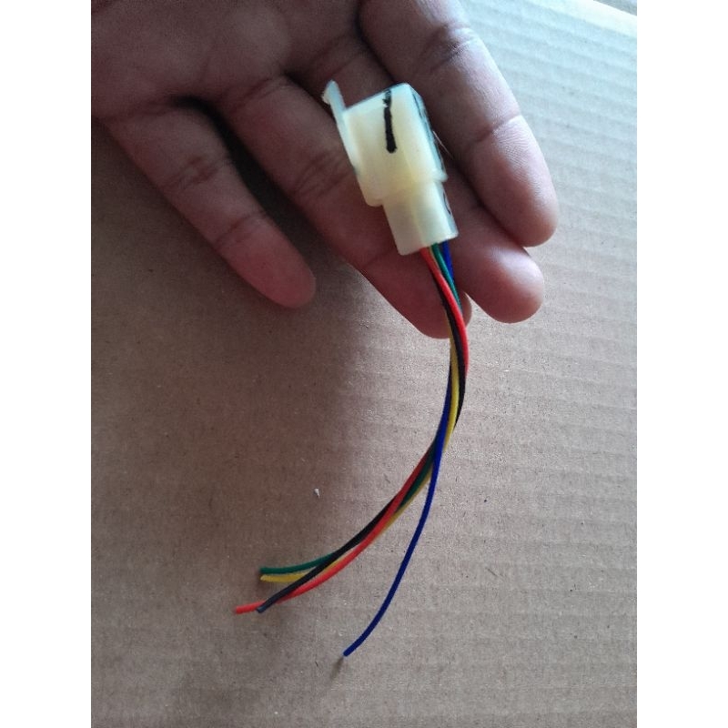 SOKET FITTING MALE (JANTAN) STOPLAMP LAZY/STOPLAMP ORI VARIO LED OLD/KZR 125/150/STOPLAMP MOTOR HOND