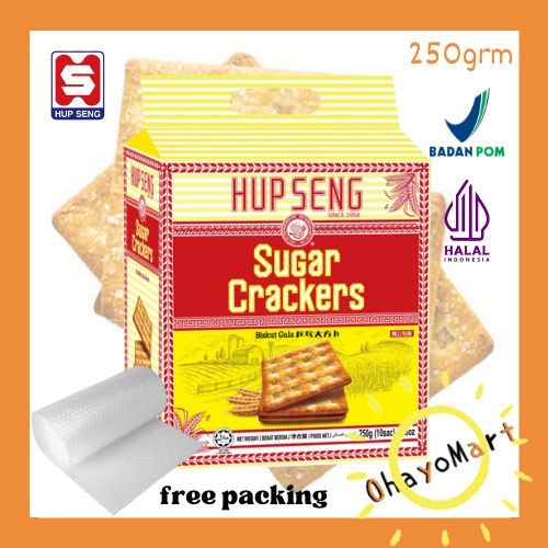 

HUP SENG Manis / Sugar Crackers / HUP SENG Sachets 250grm