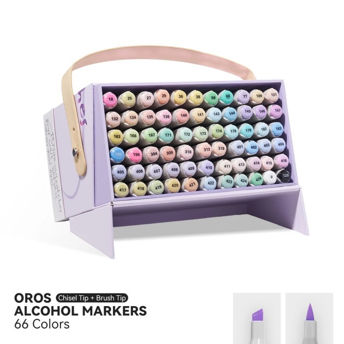 

Arrtx OROS Alcohol Marker Pastel 66 Colors