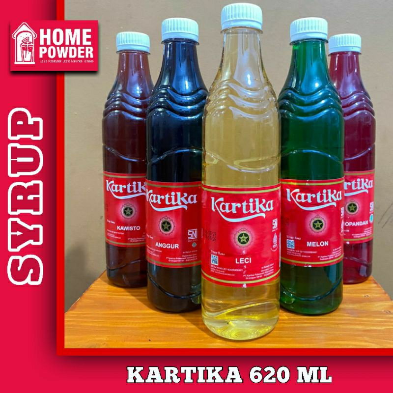 

Promo Syrup Kartika 620 ML Botol PET All Varian Rasa