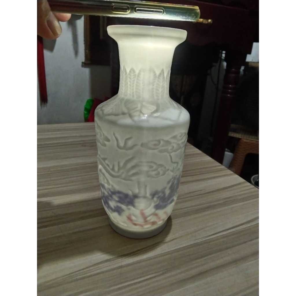 Guci Keramik Naga OrientaL Chinese Dinasti Kuno Jadul Antik