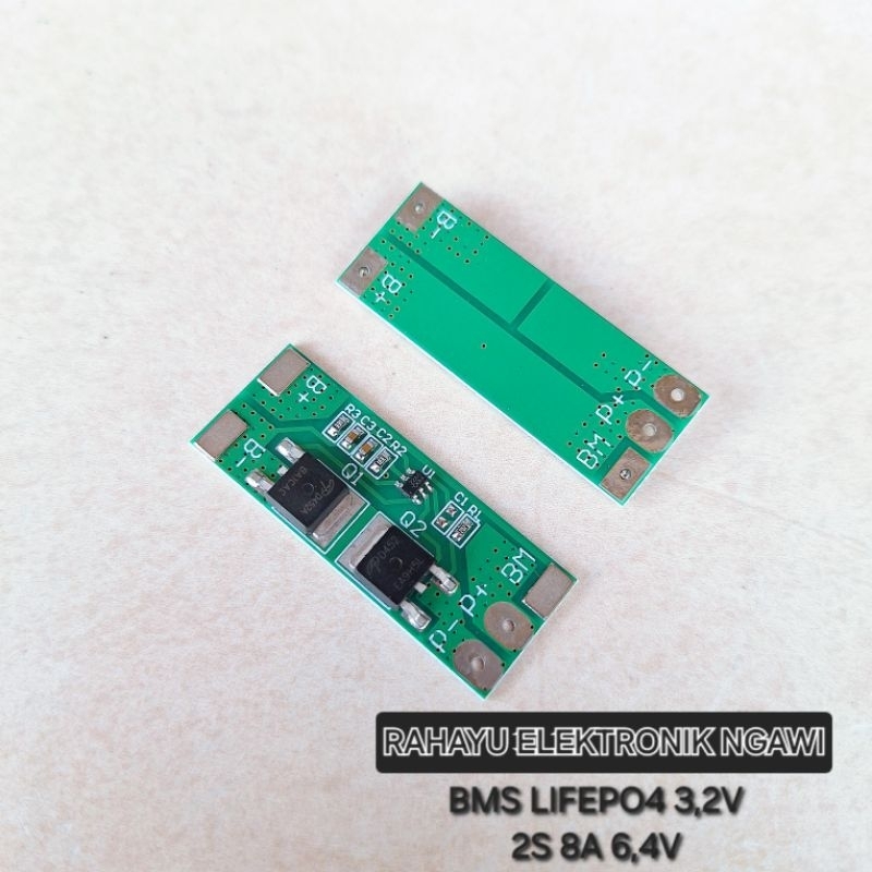 BMS LIFEPO4 3,2V 2S 8A 6,4V