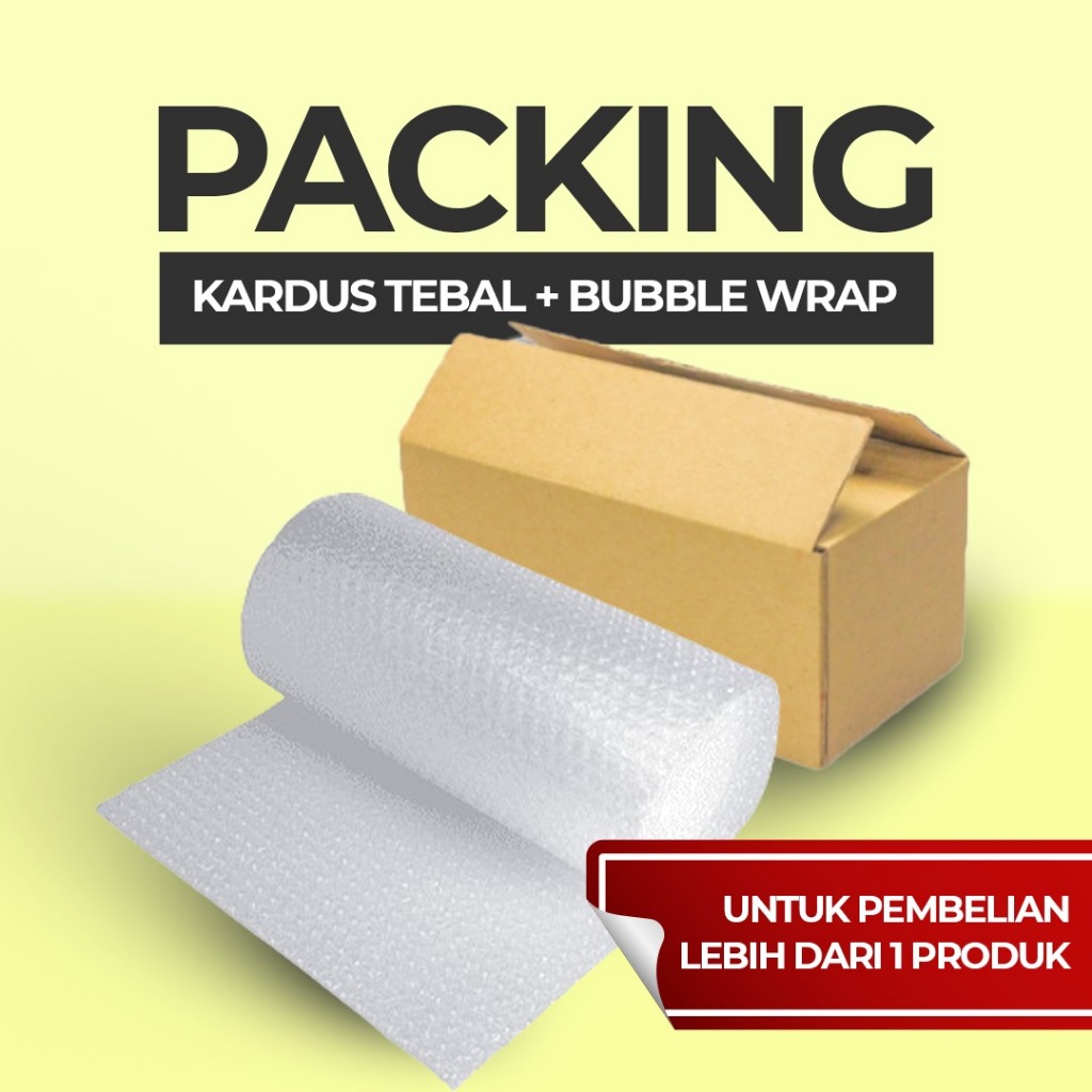 

Kardus Tebal + Extra Bubble Wrap