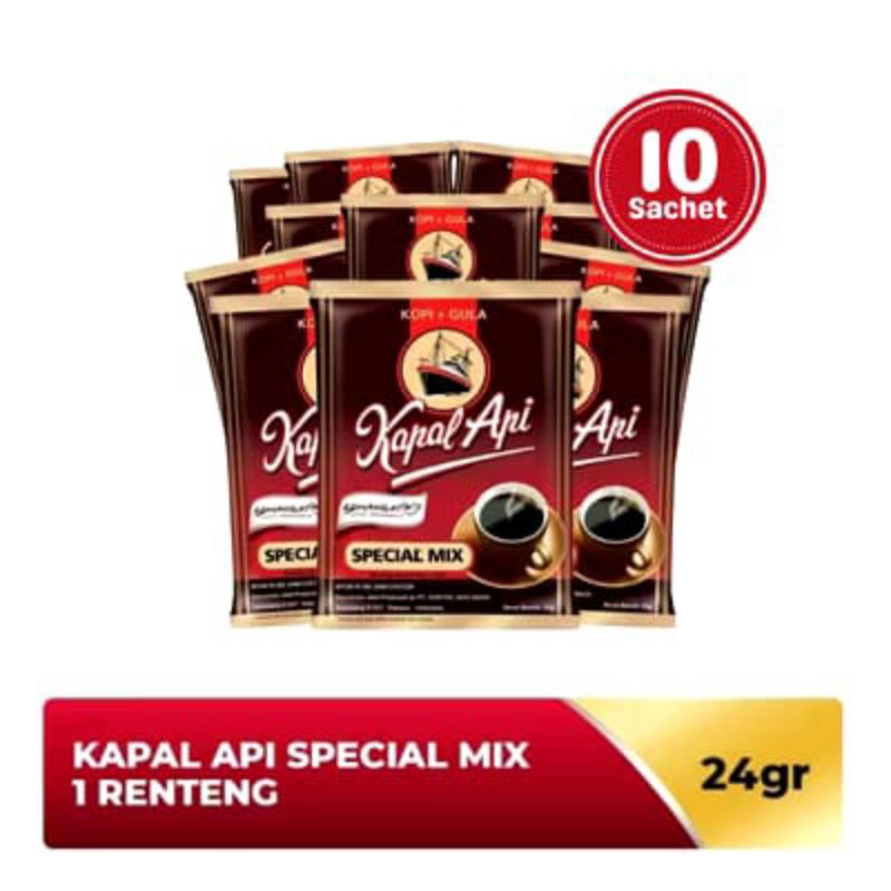 

Kopi Kapal Api Renceng 10 Sachet