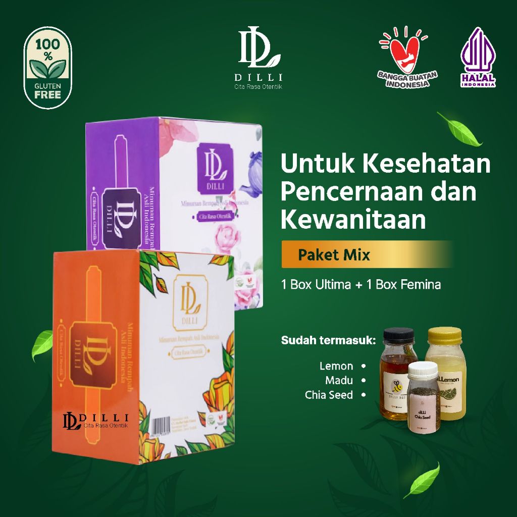 

Paket Mix Ultima Femina Minuman Herbal Tradisional JSR Rempah Rimpang Suplemen Kesehatan Tubuh Dan Detox By Dilli.idn