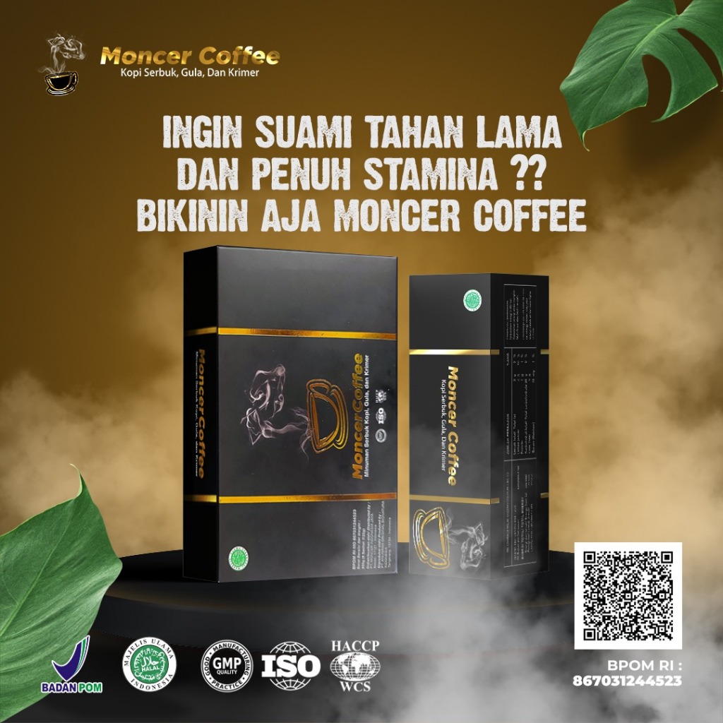 

MOONNCCEERR COFFEE ORIGINAL 1 BOX ISI 8 SACHET KOPI KUAT PRIA SUDAH BPOM