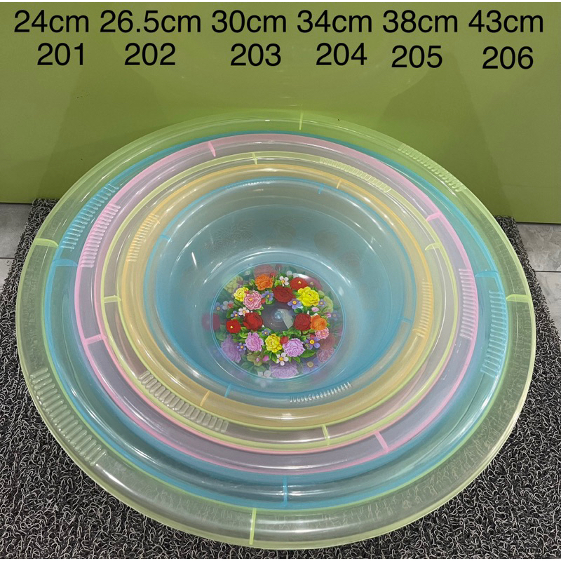 Baskom Transparan Nagata / Baskom plastik