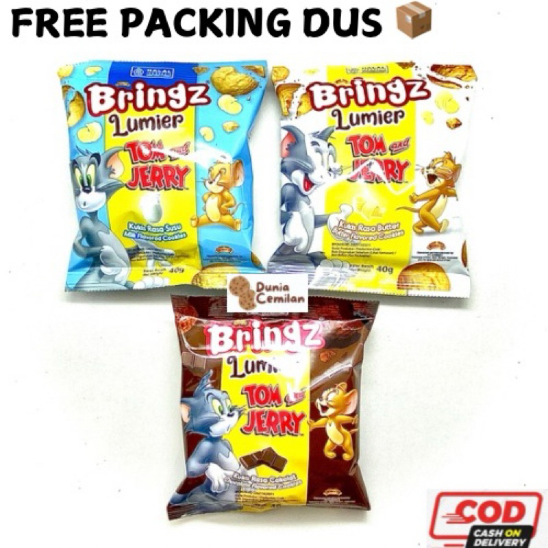 

[TERMURAH!!] Bringz Lumier Butter Cookies 1 RENCENG isi 10x40gr - Kukis Mini Sobisco Halal