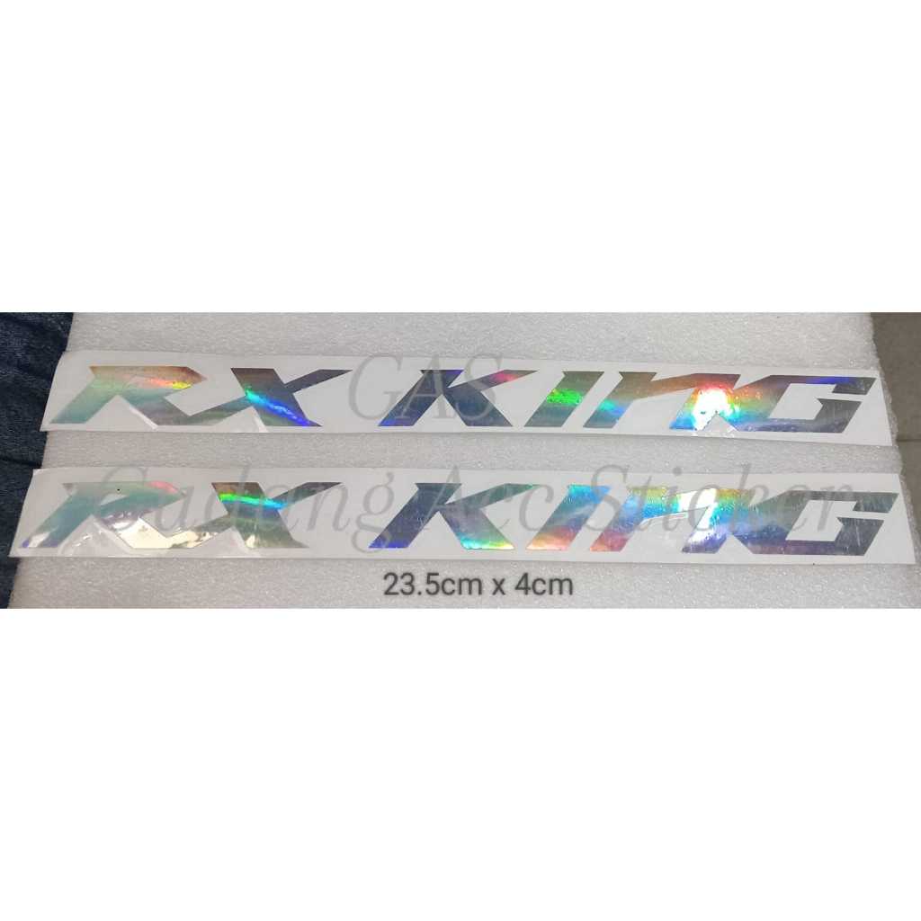 STICKER CUTTING HOLOGRAM / TULISAN RX KING