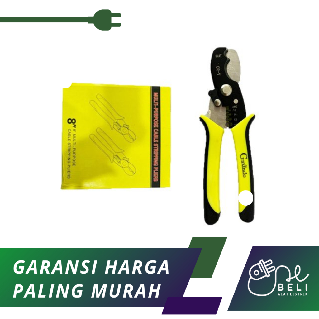 Tang Potong & Kupas Kabel Gaxindo GX T5800