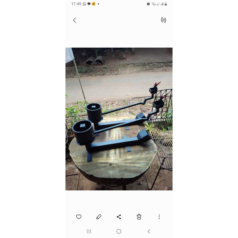 kompor oli bekas ukuran jumbo.untuk oven kayu,industri rumahan,setrika uap dll