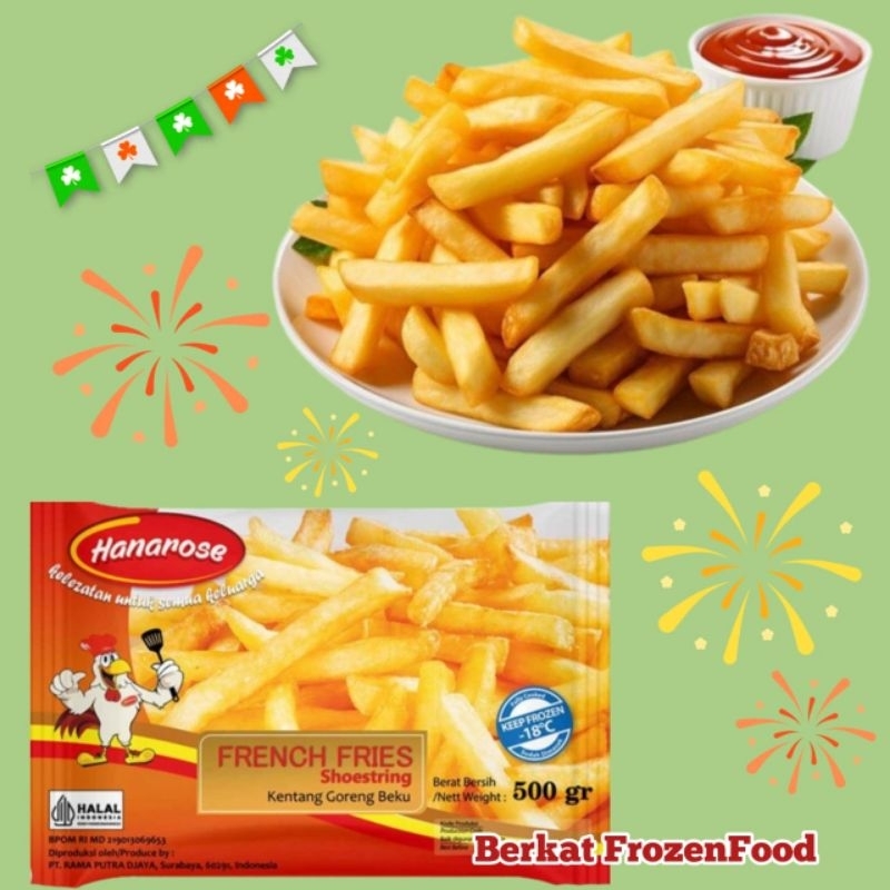 

Hanarose French Fries Shoes String 500 Gr