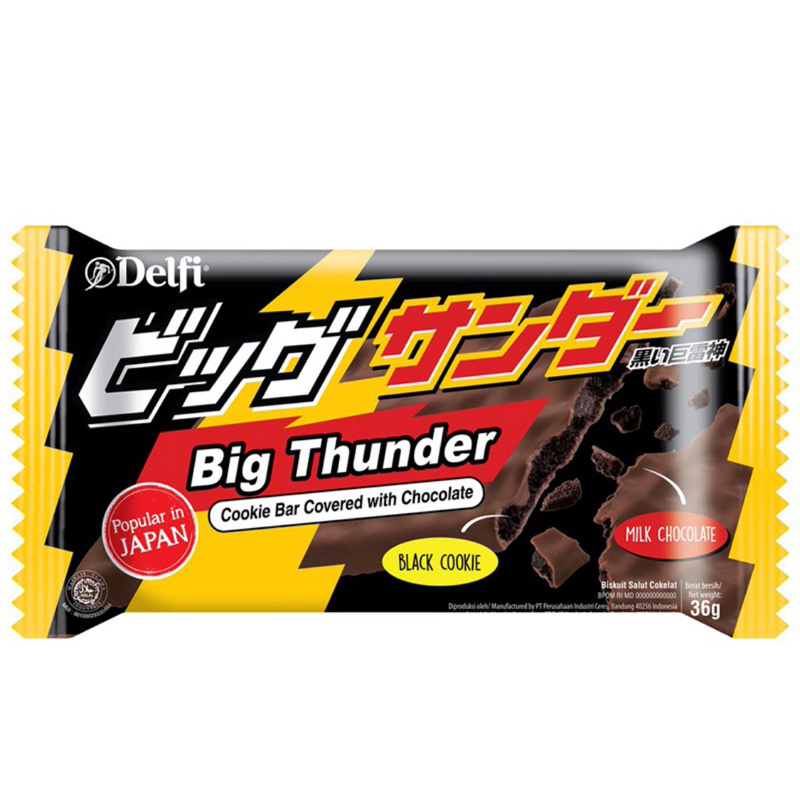 

Delfi Big Thunder Cookie Bar Cokelat 36gr