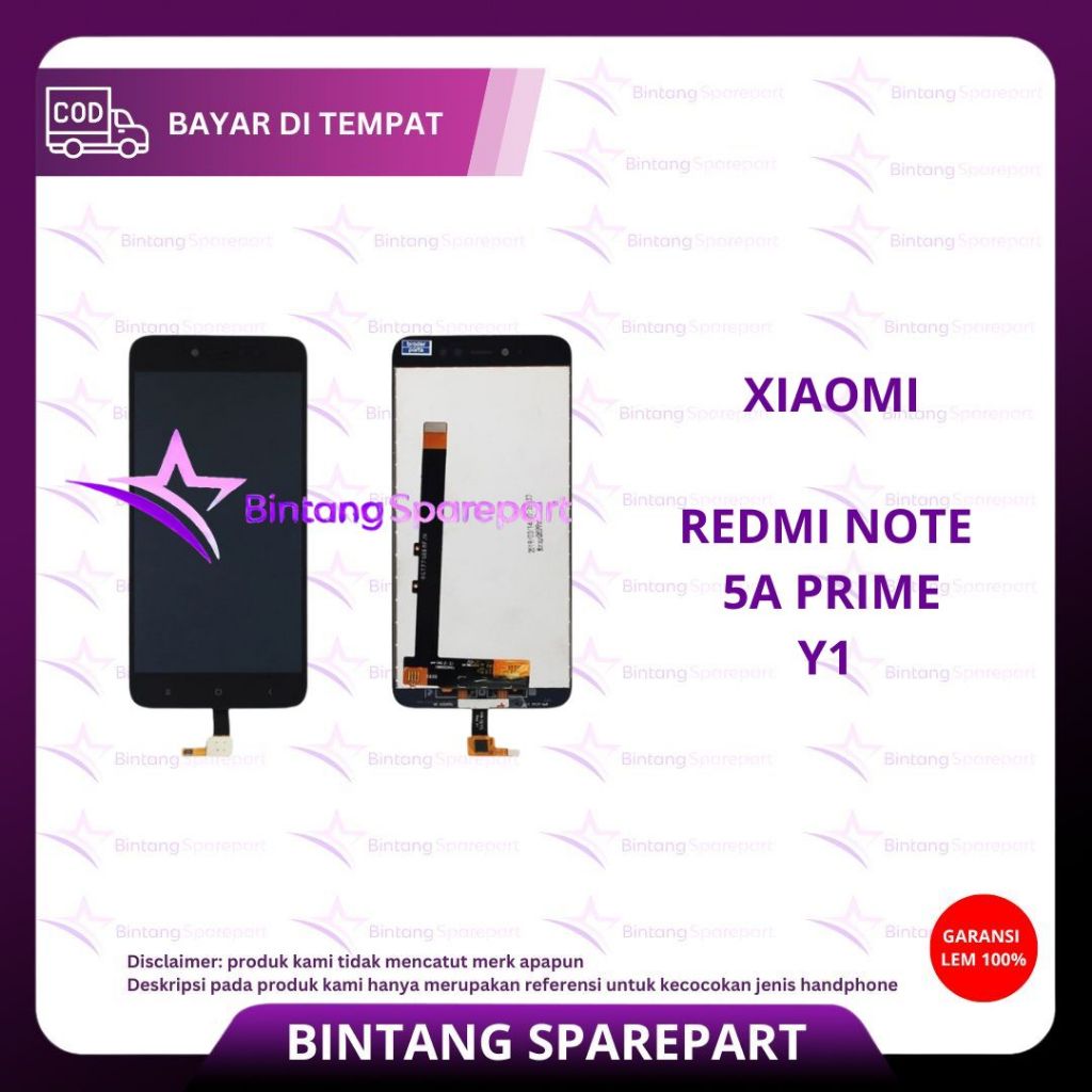 LCD TOUCHSCREEN XIAOMI REDMI NOTE 5A PRIME / Y1