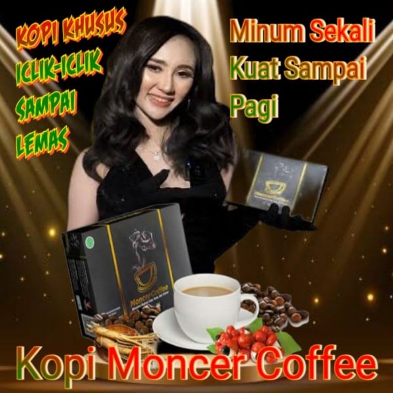 

1 box isi 8 sachet Monceer Coffee Original Herbal Viral Halal Teruji Dijamin Keasliannya Garansi Uang Kembali Asli original Terbukti