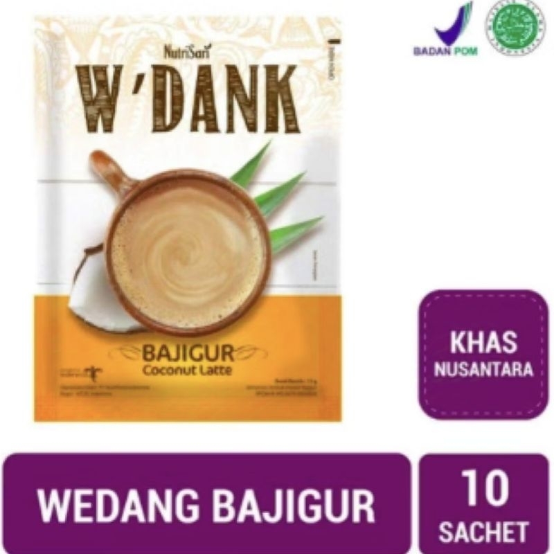 

Nutrisari Wdank bajigur coconut latte 10 sachet