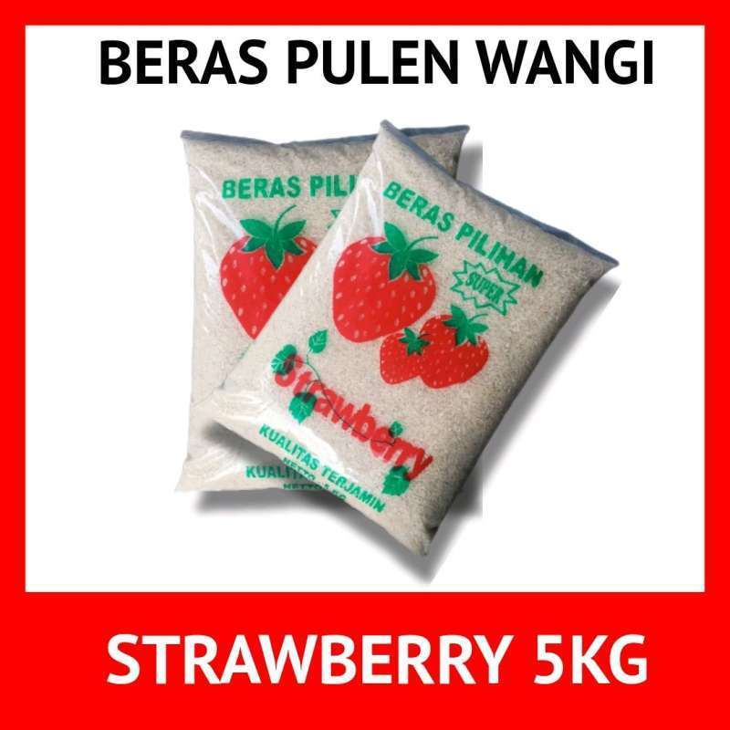 

Beras Kemasan 5kg cap Stoberry premium Bandung