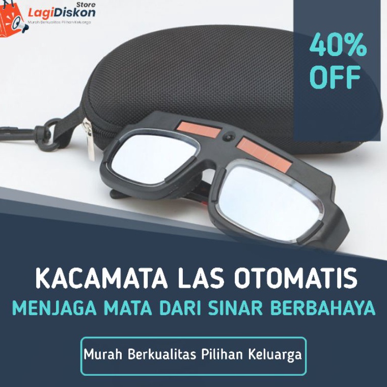 Kejutan Terbaik Kacamata Las Listrik Otomatis Kacamata Welding Glasses Auto Darkness Kacamata Tukang