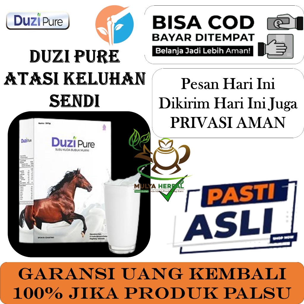 

Duzi Pure, Susu Kuda Liar Murni Asli Lombok 100% Original Isi 1 Box