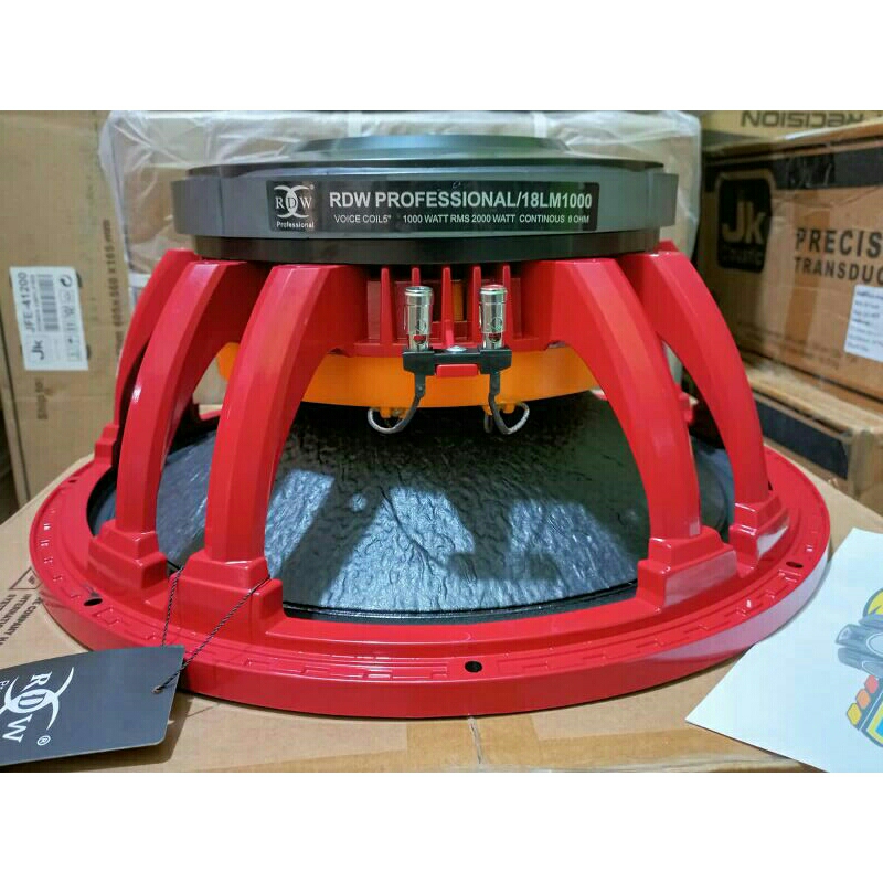 Speaker 18inchi RDW 18 LM 1000 vc 5" original