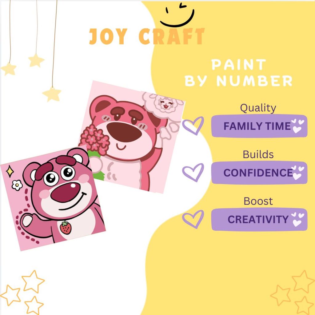 

JoyCraft Paint by Number DIY Painting Kit Number Painting Series 2