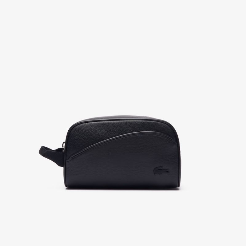 Lacoste Men's Angy Mesh Pocket Vanity / Clutch Bag - Black 000