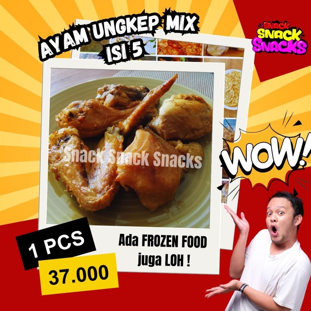 SS SNACKS | AYAM UNGKEP BUMBU KUNING 500GR HOME MADE ANEKA CAMILAN DAN FROZEN FOOD SEMARANG | SNACK 