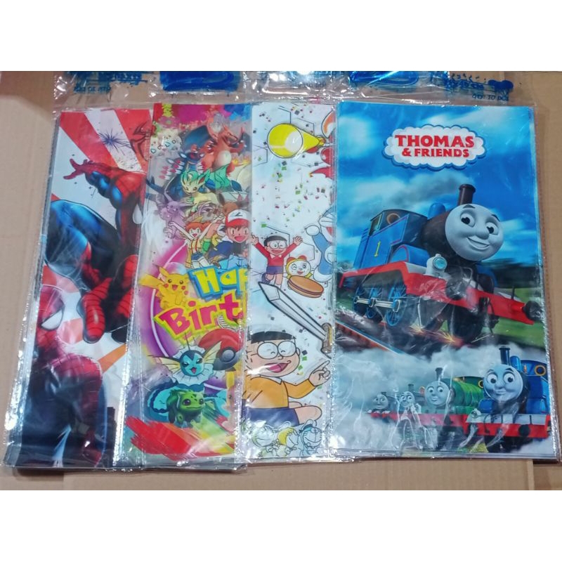 

10pcs Plastik Snack Ulang Tahun Besar 22x40cm/Party Bag Ultah/Plastik Ulang Tahun