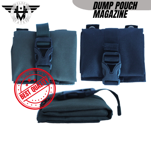 Dump Pouch Magazine Molle/Kantong Sampah Peluru/Tempat Selongsong Peluru/Tas Sampah Kopel