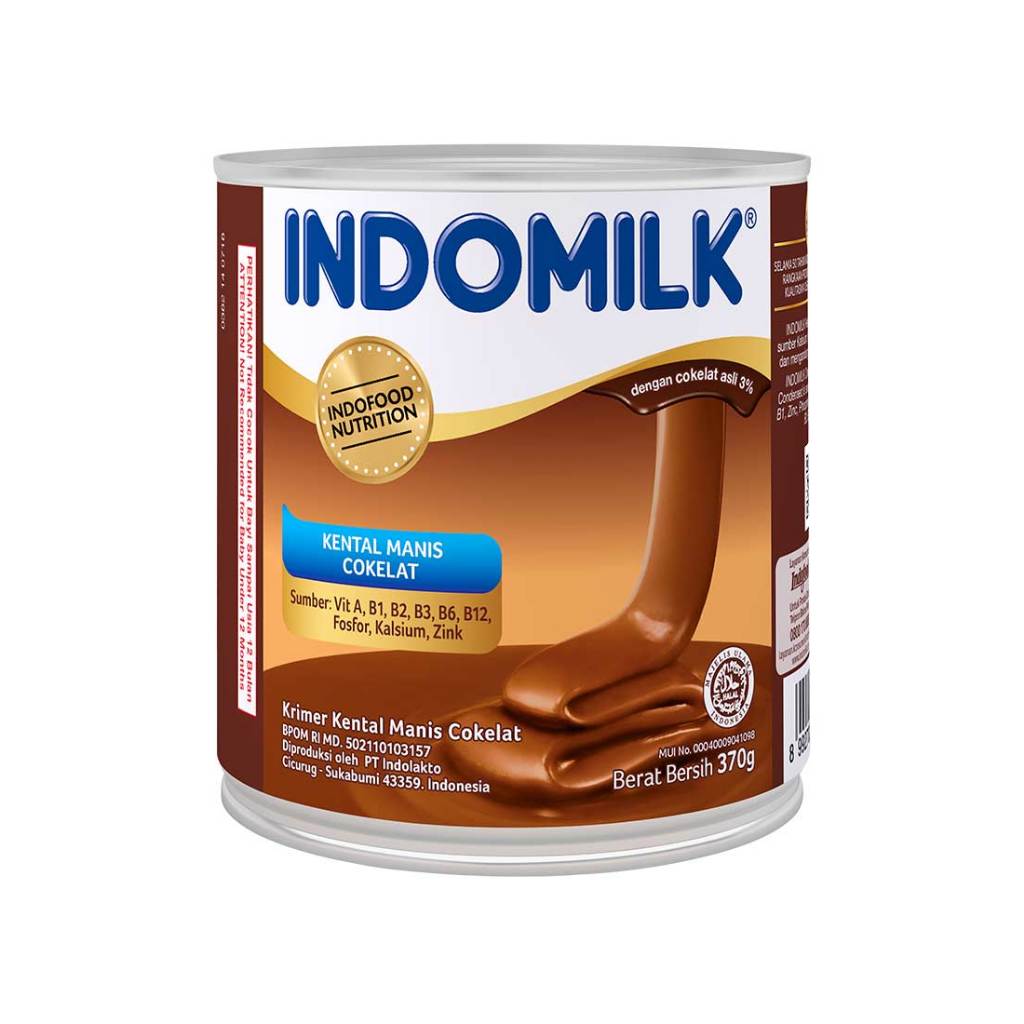 

indomilk kental manis chocolate 370gr