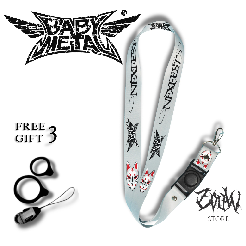

ID LANYARD NEXTFEST BABYMETAL TALI GANTUNGAN KUNCI HP ID CARD