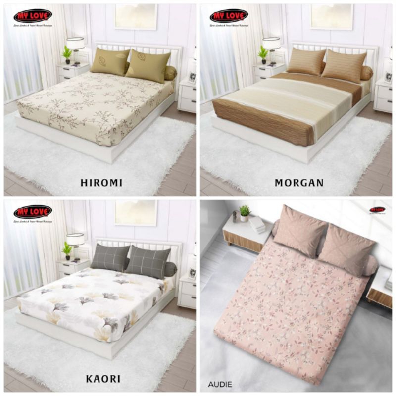 My love sprei ukuran 180x200 tinggi 30cm / Sprei my love flat ukuran 180x200x30 / 160x200x30