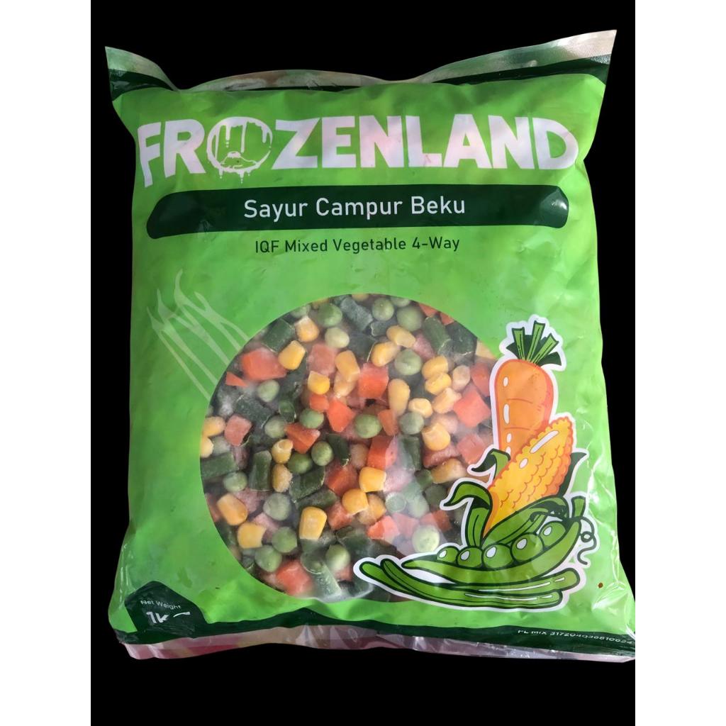 

FROZENLAND SAYURAN CAMPUR (MIX VEGETABLE) 4-WAY 1KG