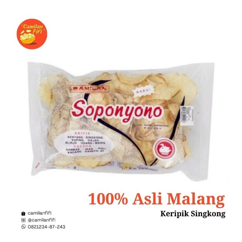 

KERIPIK SINGKONG SOPONYONO