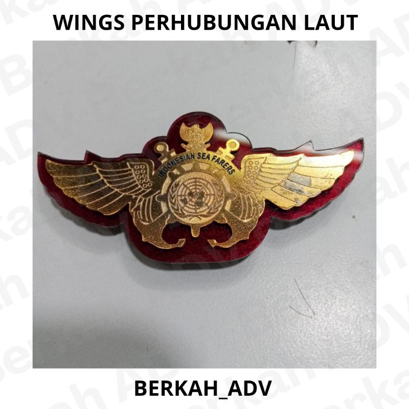 Pin Wings Perhubungan Laut