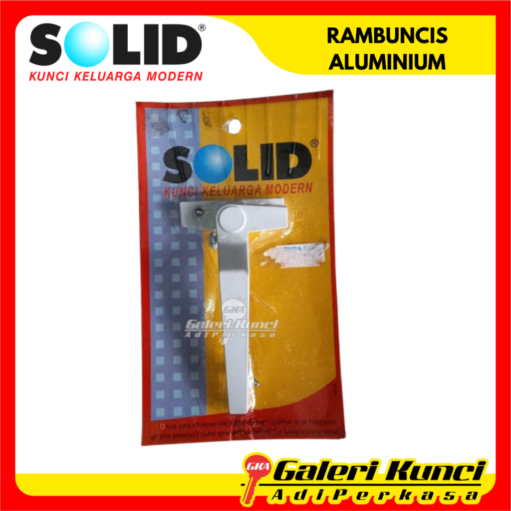 Rambuncis SOLID SLD 705 L White Pengunci Jendela Aluminium