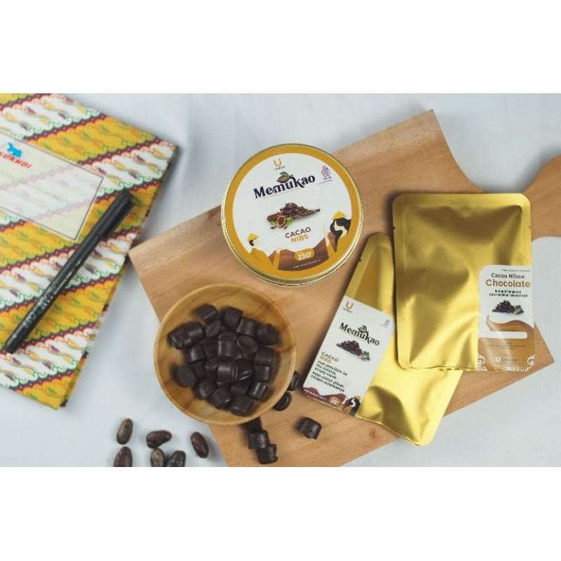 

Coklat kunyah isi Cacao Nibs/biji kakao