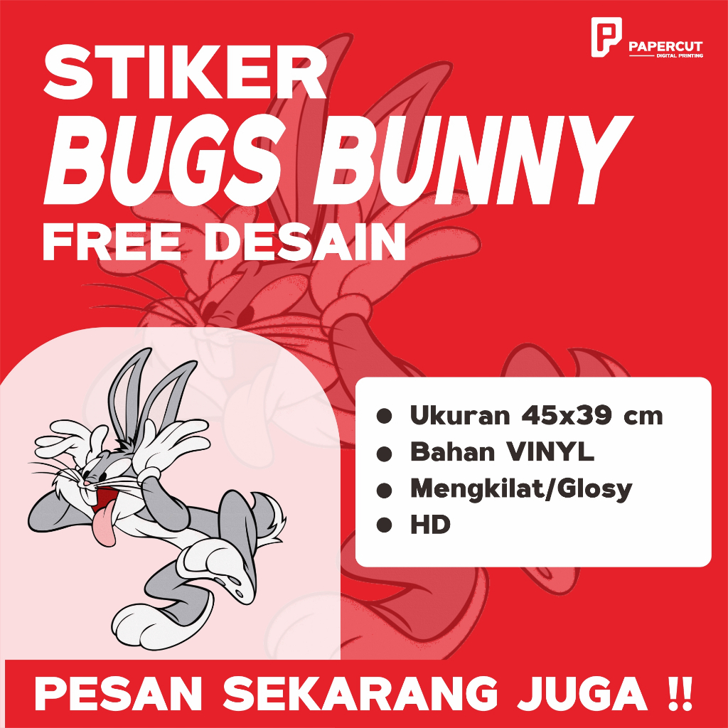 

Stiker BUGS BUNNY Desain Gratis untuk Mobil Truk dan Mobil