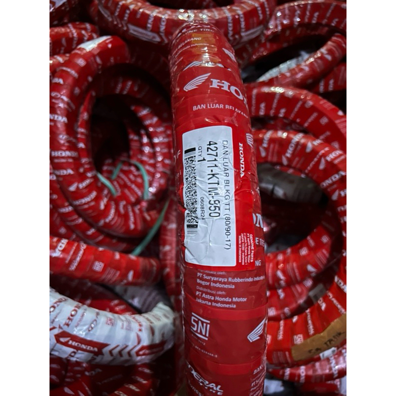 BAN LUAR FEDERAL RING 17 BELAKANG 80/90-17 NON TUBLES