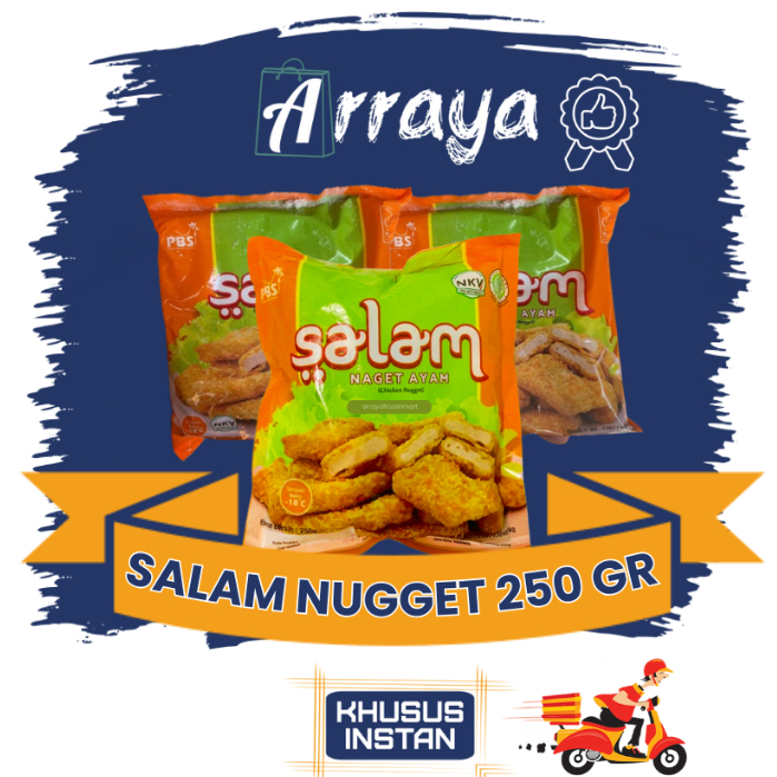 

SALAM CHICKEN NUGGET 250 GRAM