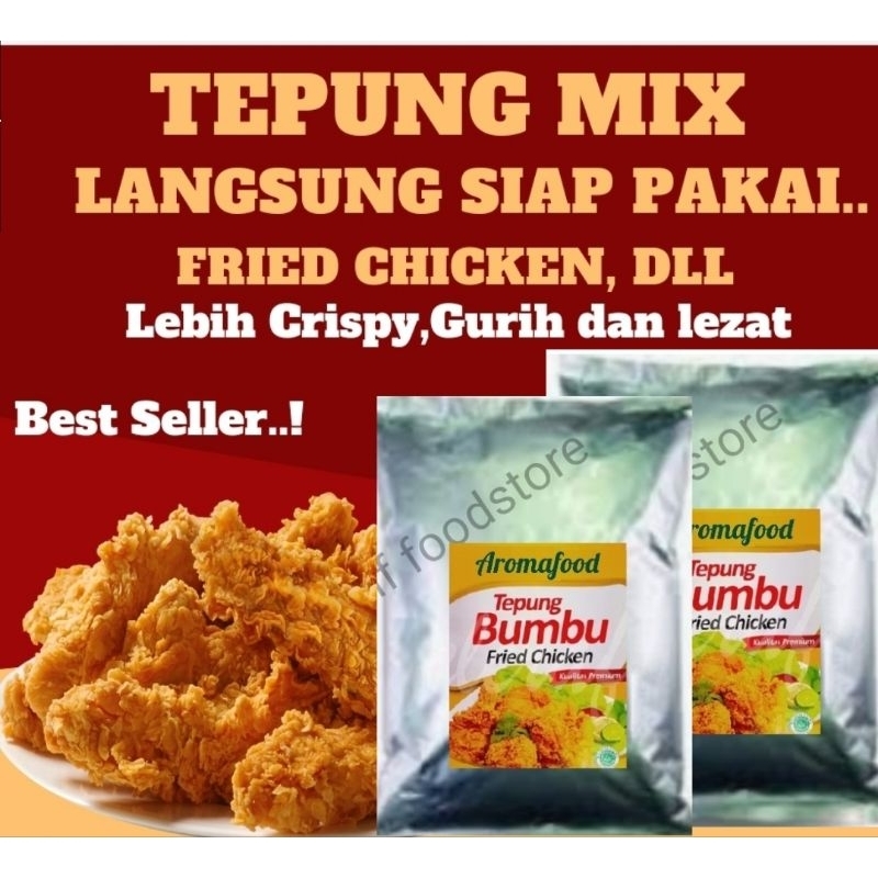 

TEPUNG BUMBU SERBAGUNA FRIED CHICKEN, GEPREK, DLL