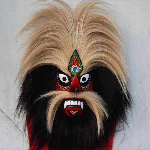 GANONGAN ANAK SD, SMP, SMA, DEWASA/GANONGAN BIASA SINTETIS / topeng ganong / topeng bujang ganong / 