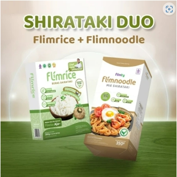 

Paket Shirataki Duo - 1 Box Flimrice + 1 Box Flimnoodle