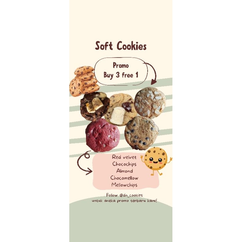 

Soft Cookies BUY 3 GET 1