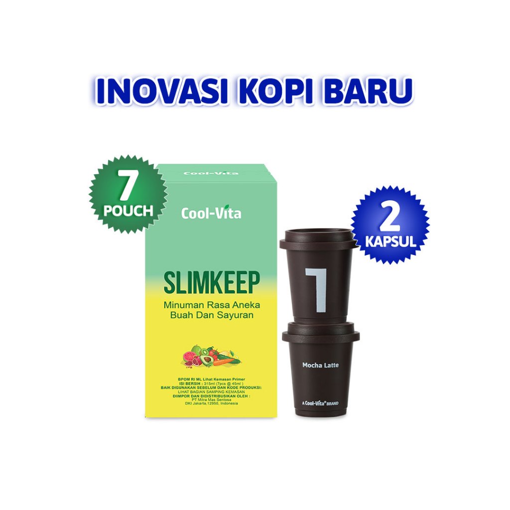 

Coolvita 1 Box Coffee Capsule Mocha Latte + 1 Box Fiber Drink Kopi Pembakar Lemak MG