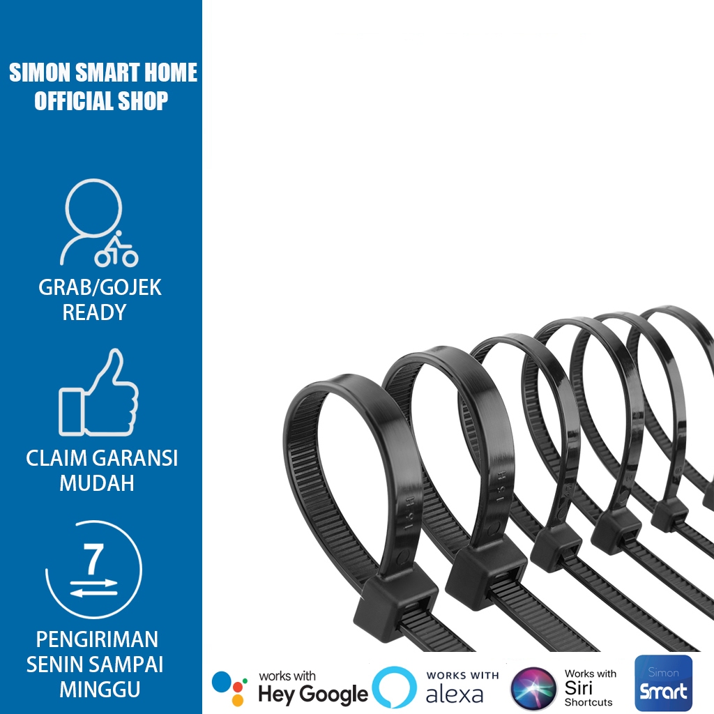 

Cable Tie Black / Hitam series / Pengikat Kabel / Kabel Ties / Kabel Tis