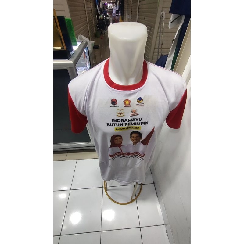Bajupartaisenen baju kaos partai polos ,sablon
